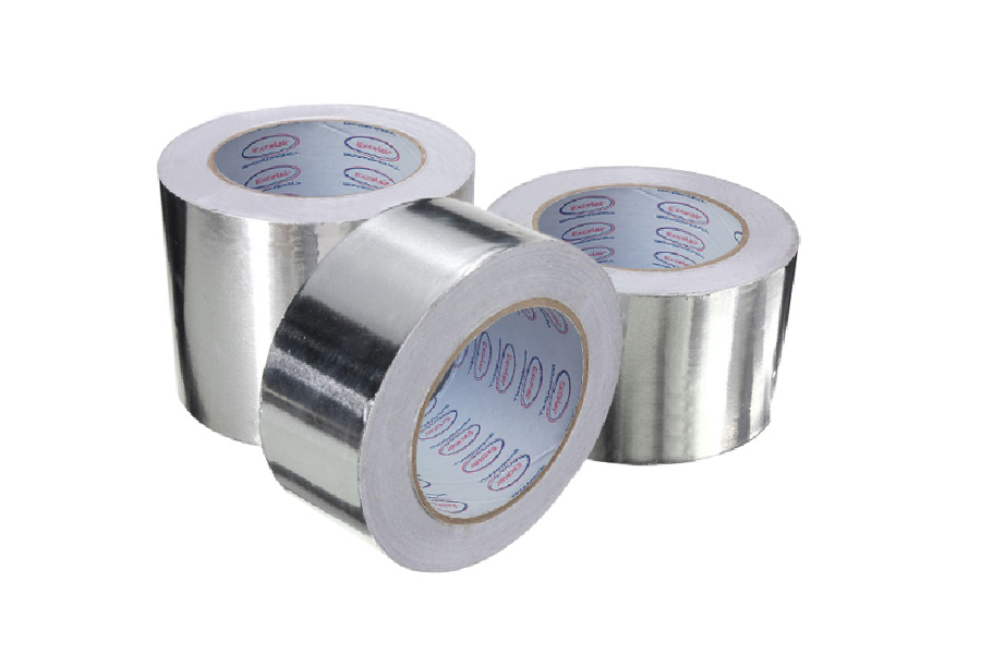 Has all the qualities of aluminum but also has an adhesive that is aggressive and long lasting. It is aesthetically pleasing due to the shiny surface and is used for thermal conductivity, moisture and chemical resistance, heat and light reflectance, flame resistance and weather resistance.