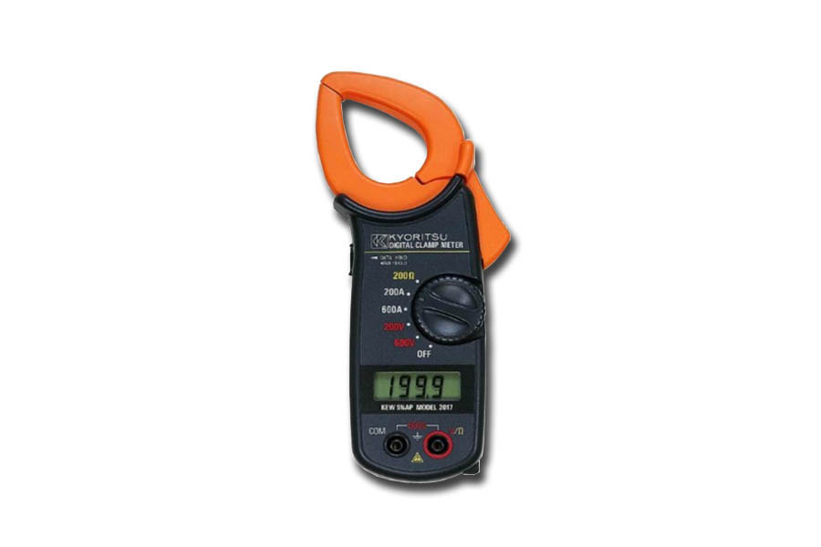 Clamps measure current. Probes measure voltage. Having a hinged jaw integrated into an electrical meter allows technicians to clamp the jaws around a wire, cable or other conductor at any point in an electrical system, then measure current in that circuit without disconnecting/deenergizing it.