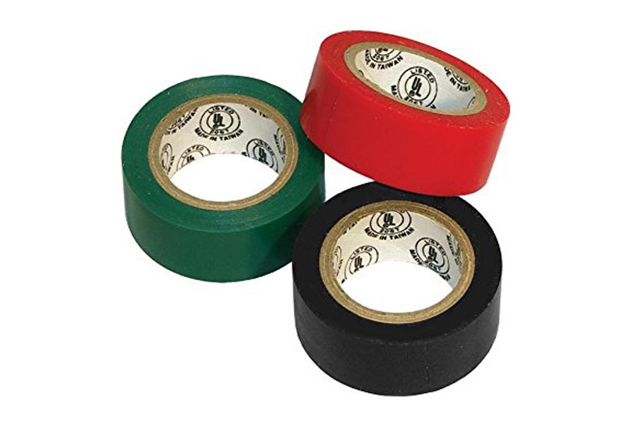 Electrical tape (or insulating tape) is a type of pressure-sensitive tape used to insulate electrical wires and other materials that conduct electricity. It can be made of many plastics, but vinyl is most popular, as it stretches well and gives an effective and long lasting insulation.