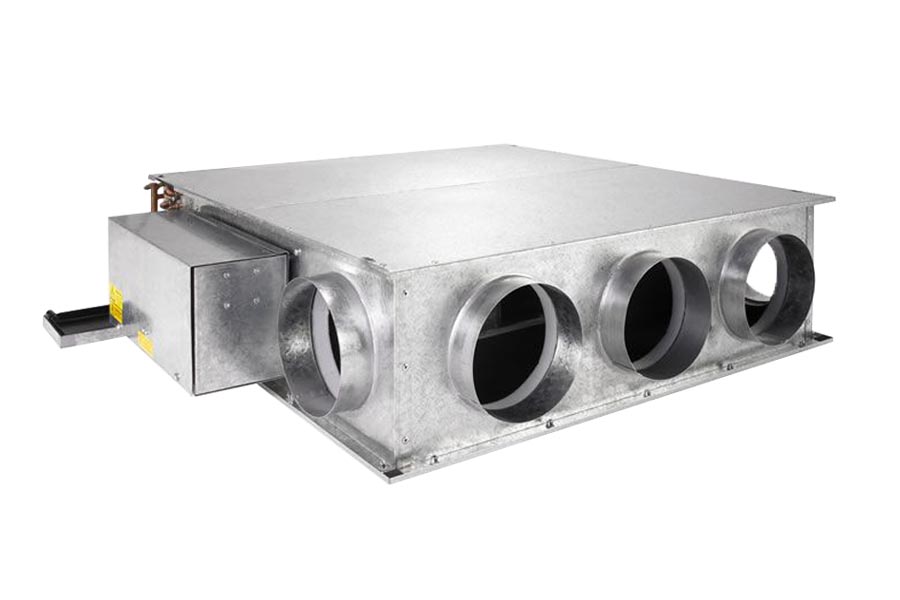 A fan coil unit (FCU) is a simple device consisting of a heating and/or cooling heat exchanger or 'coil' and fan. It is part of an HVAC system found in residential, commercial, and industrial buildings.
