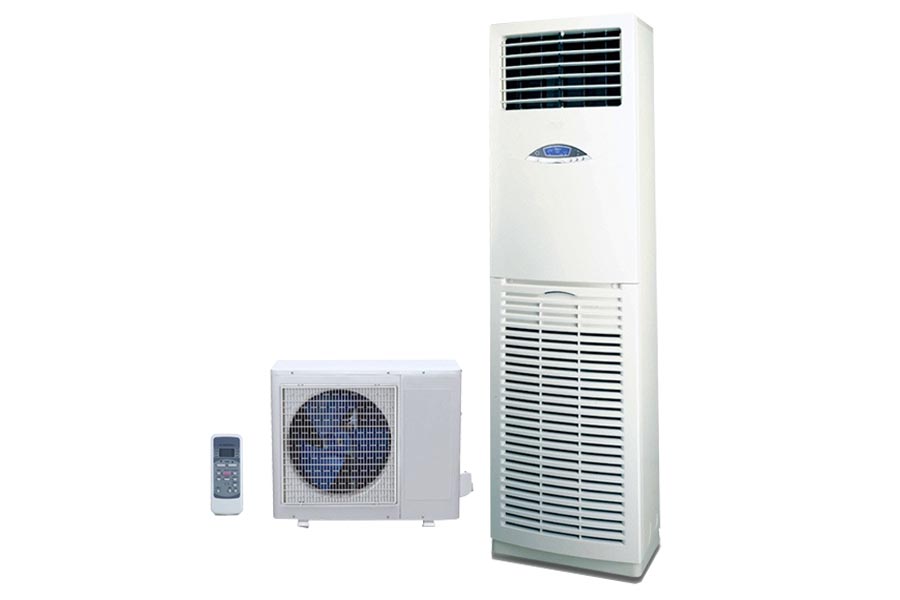 These fan coil units are located indoor. The outdoor unit or condensers are located outside the building where the heat is rejected through the vapor compression cycle.
