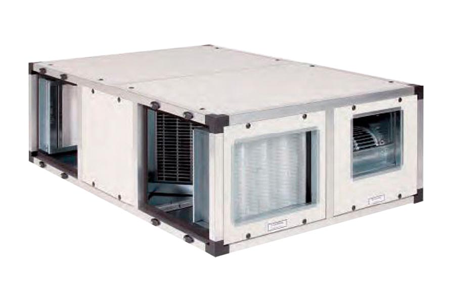 Heat Recovery Unit captures waste heat discharged from an Air Conditioning or Heat Pump system, and transfers that heat into a water heater tank, thereby creating low cost hot water for domestic use. 