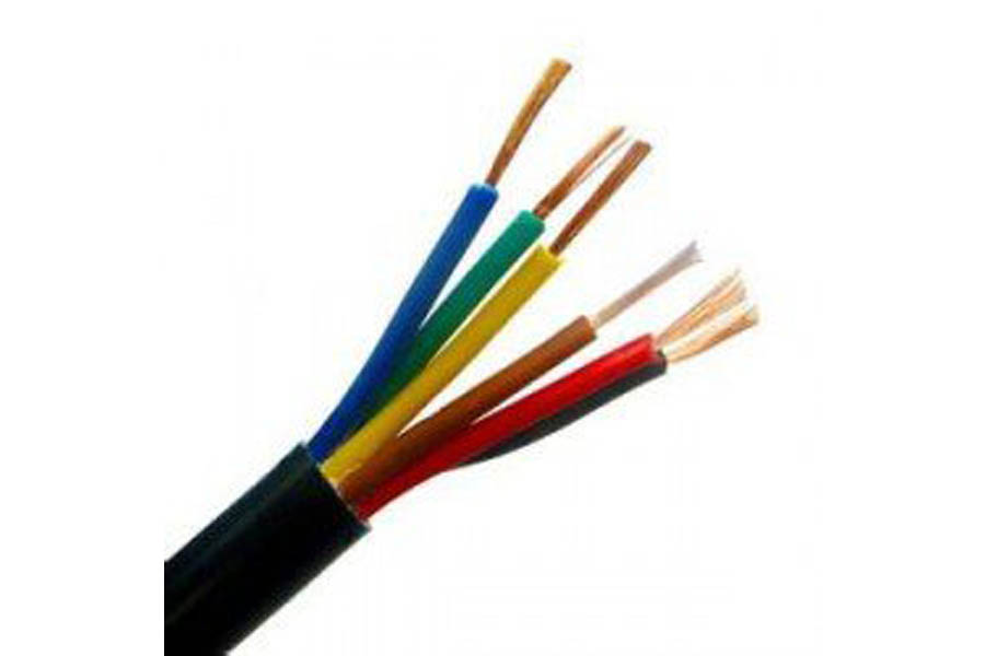 A cable consisting of several metal strands twisted together.a flexible metallic conductor, esp one made of copper, usually insulated, and used to carry electric current in a circuit. 