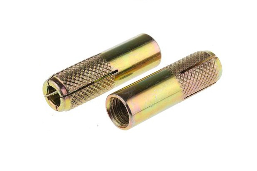 Consist of a threaded end, to which a nut and washer can be attached for the external load. Can also be used to firmly affix embed plates to a concrete foundation when used with a structural steel element.