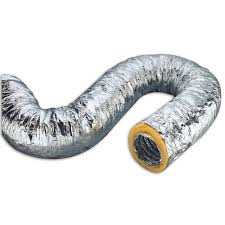 The flexible ducting connects the heating and cooling system ductwork to the air distribution. This is comprised of grills and registers that are mounted in a commercial building's ceiling or walls. Flex duct is convenient for attaching supply air outlets to more rigid ductwork made from sheet metal.(فليكسبل او قنوات مرنه)